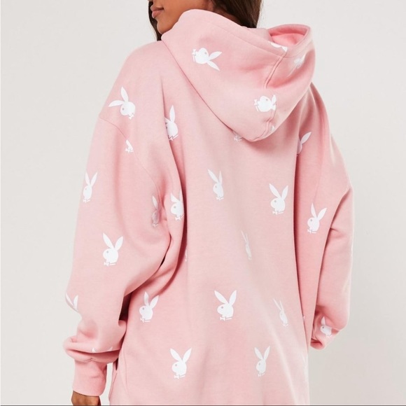 Playboy Missguided oversized hoodie dress - Picture 3 of 16